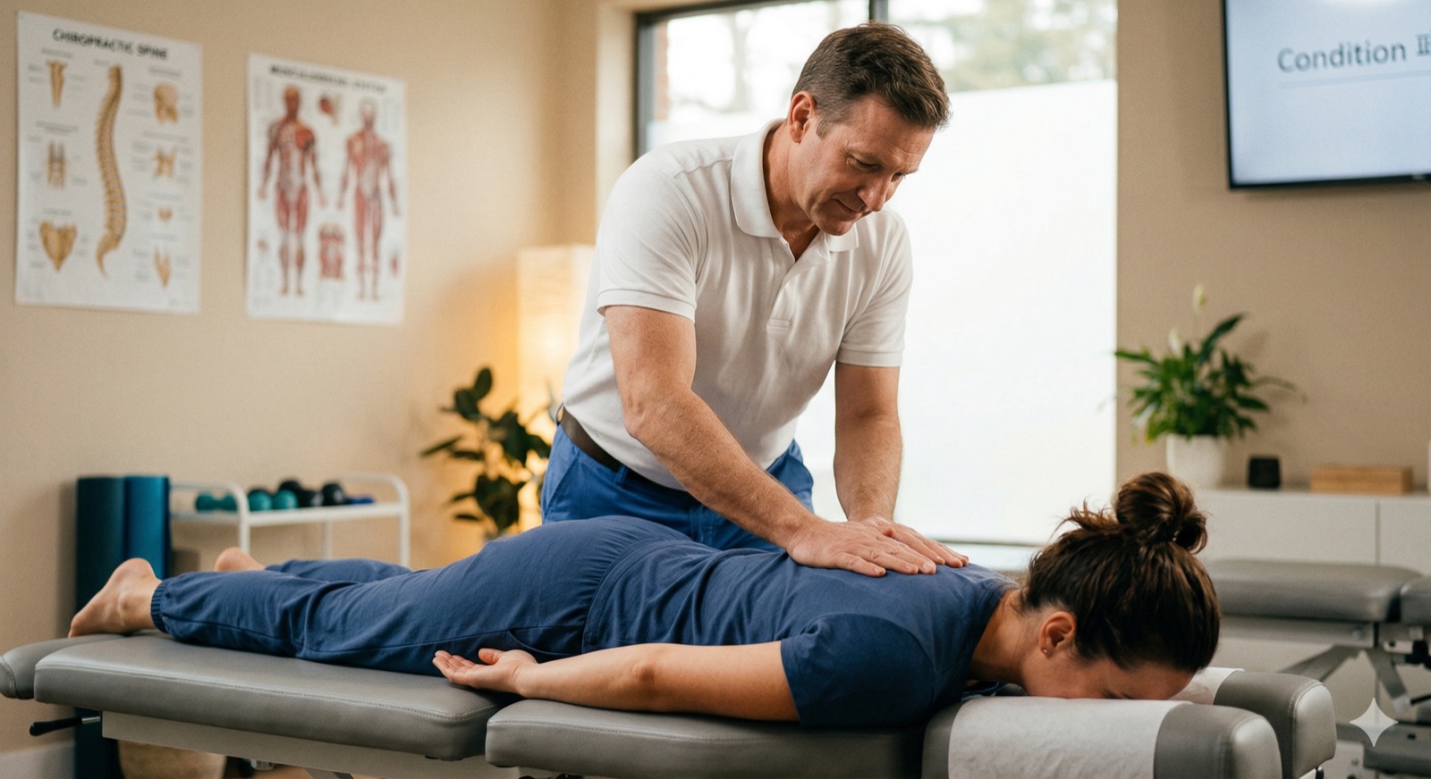 Chiropractic adjustment treatment