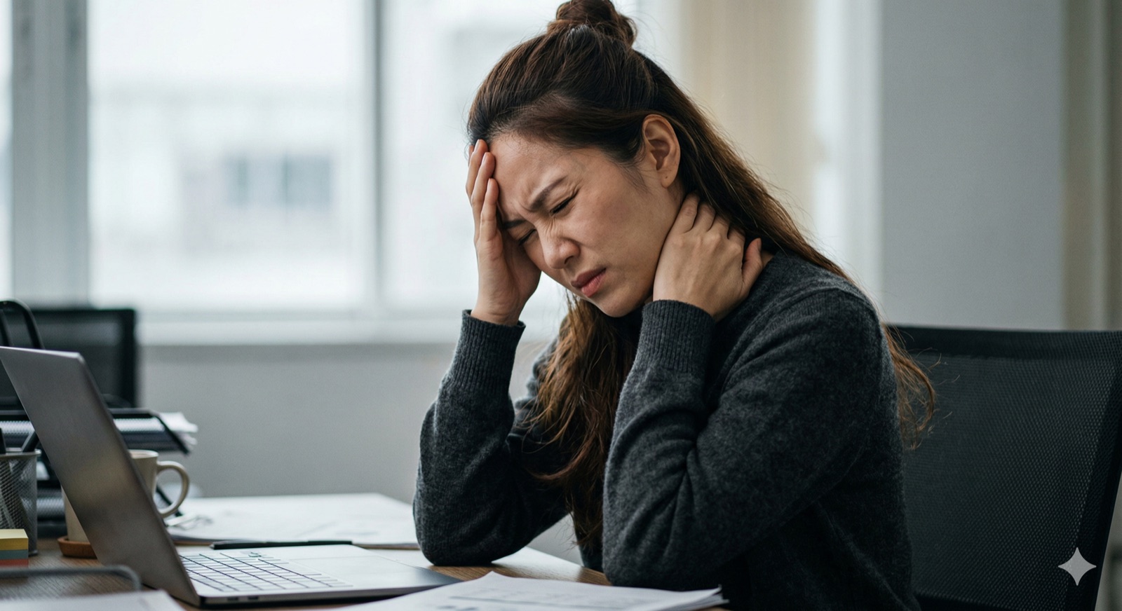 Neck pain and migraines