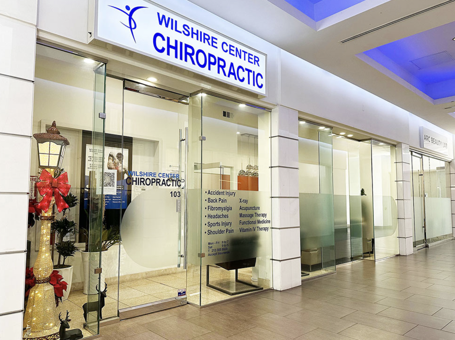 Clinic exterior at 3832 Wilshire Blvd, Koreatown LA