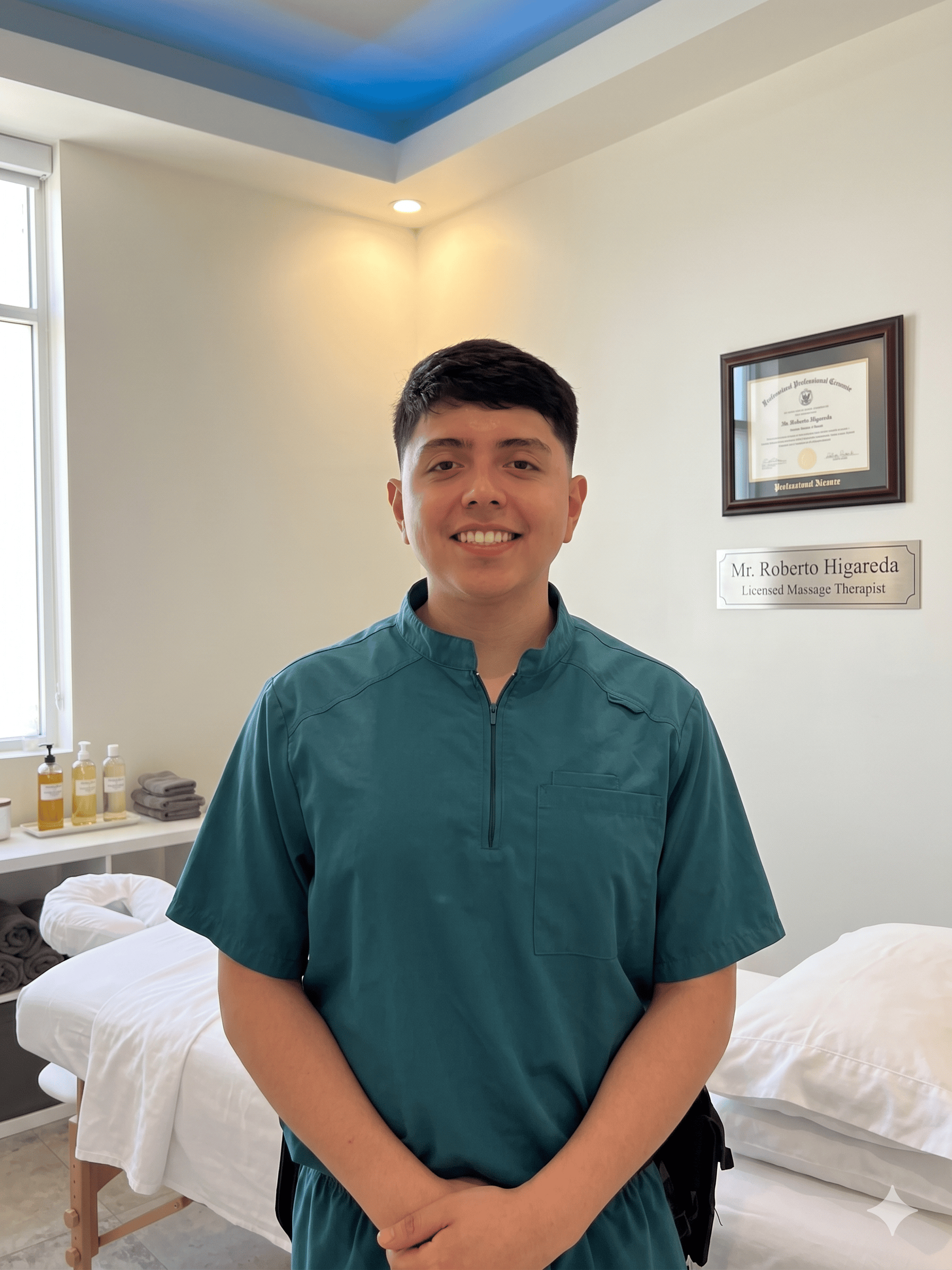 Roberto Higareda, Licensed Massage Therapist